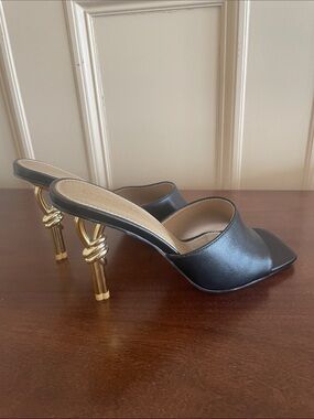 Fun Lemonade “Knot Me” Mules, Size 8